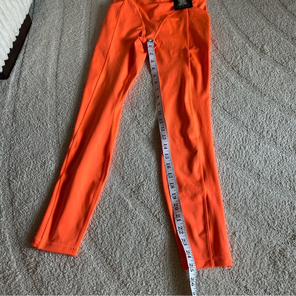Savage X Fenty Women’s Neon Orange Workout Leggings - Picture 3 of 6